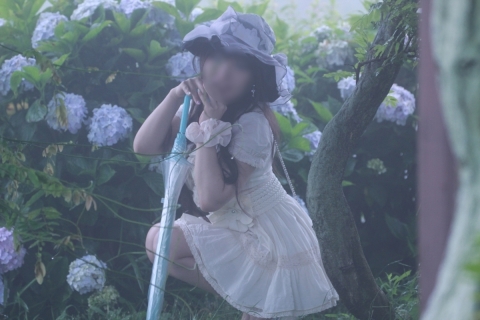 ひとみ　梅雨紫陽花ロケーション撮影